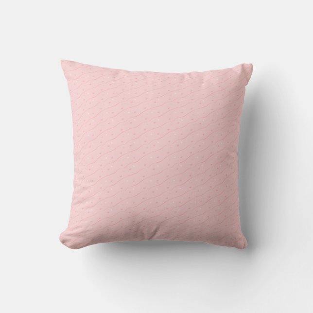 Cojín Decorativo Pillow del corazón rosado (Anverso)