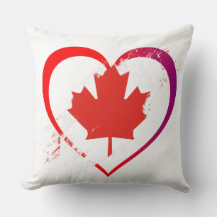 Cojín Decorativo Pillow del Día de Canadá