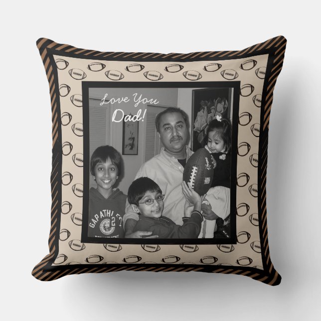 Cojín Decorativo Pillow del Día del Padre (Anverso)