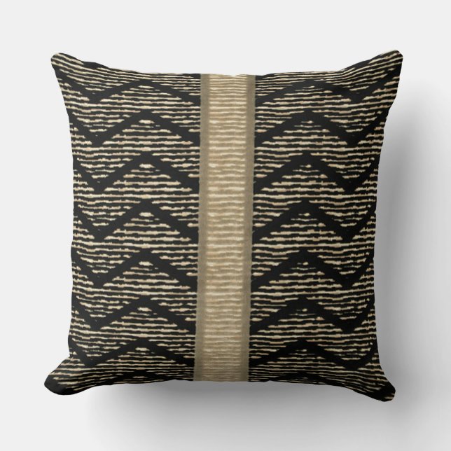 Cojín Decorativo Pillow del Diseñador de Chevron (Anverso)