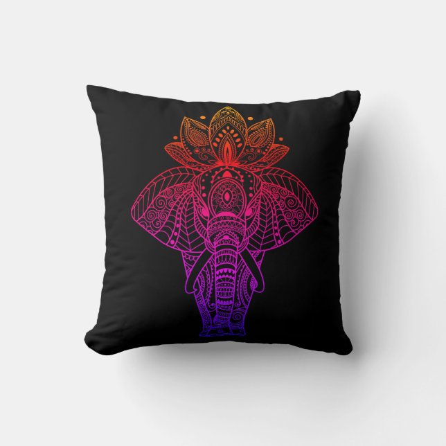 Cojín Decorativo Pillow del elefante (Anverso)