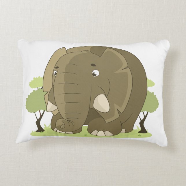 Cojín Decorativo Pillow del elefante (Reverso)
