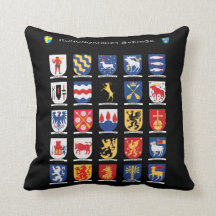 Pillow del escudo de armas sueco