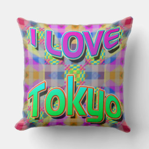 Cojín Decorativo Pillow del Festival de Tokio 1 "I LOVE Tokyo"