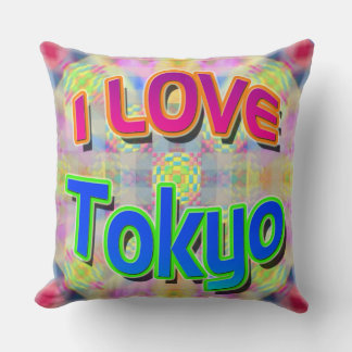 Cojín Decorativo Pillow del Festival de Tokio 3 "I LOVE Tokyo"