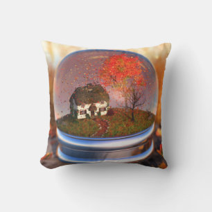 Cojín Decorativo Pillow del glóbulo de la hoja de arce