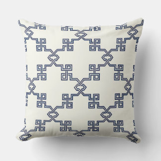 Cojín Decorativo Pillow del Indigo Lattice Designer