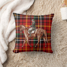 Cojín Decorativo Pillow del jugador de caballos de jockey feriado