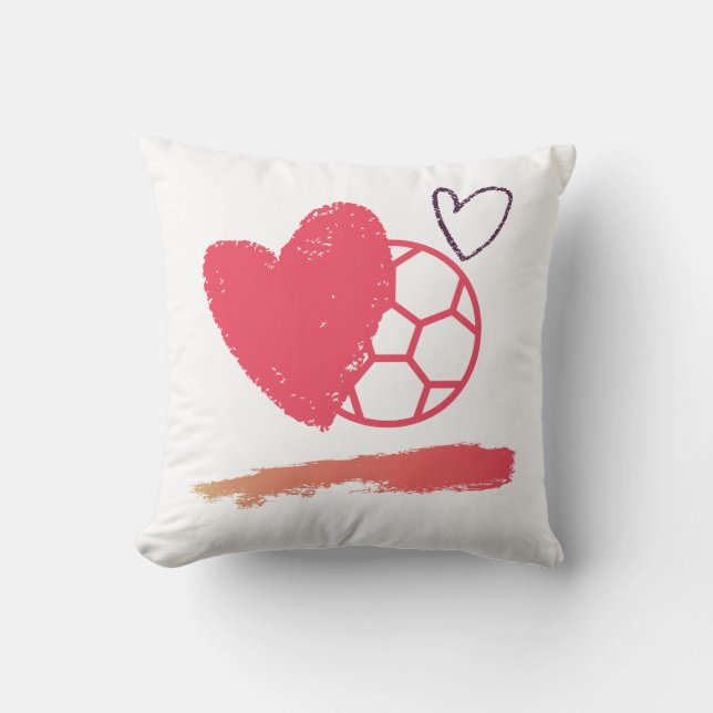 Cojín Decorativo Pillow del jugador de fútbol Valentine Poliester (Anverso)