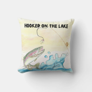 Cojín Decorativo Pillow del lago de pesca