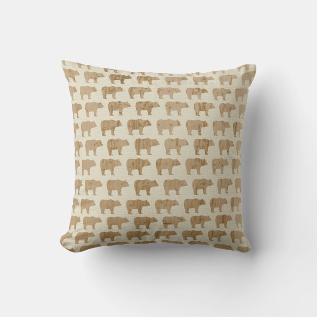Cojín Decorativo Pillow del oso de Woodland (Anverso)