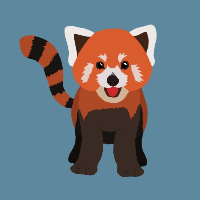 Cojín Decorativo Pillow del Panda Rojo (Subido por el creador)