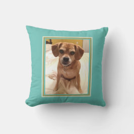 Cojín Decorativo Pillow del perro fotográfico mascota