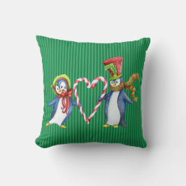 Cojín Decorativo Pillow del pingüino navidad