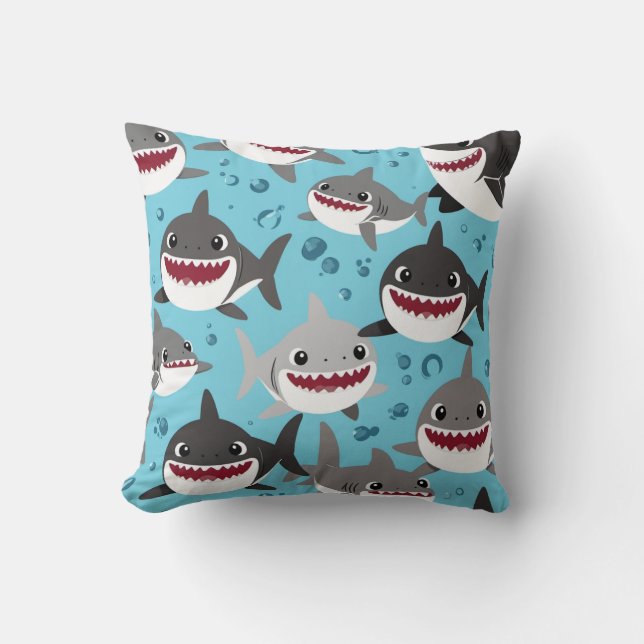 Cojín Decorativo Pillow del tiburón bebé (Anverso)