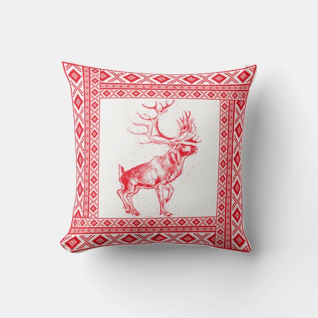 Cojín Decorativo Pillow del trenzado nórdico (Anverso)