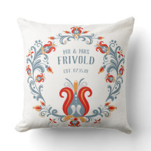 Pillow del Velkommen de Arte Popular Escandinavo