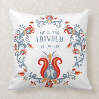 Cojín Decorativo Pillow del Velkommen de Arte Popular Escandinavo