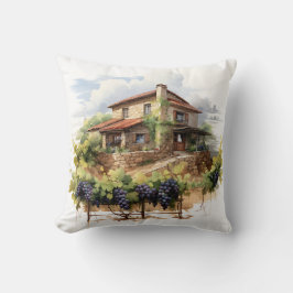 Cojín Decorativo Pillow del viñedo