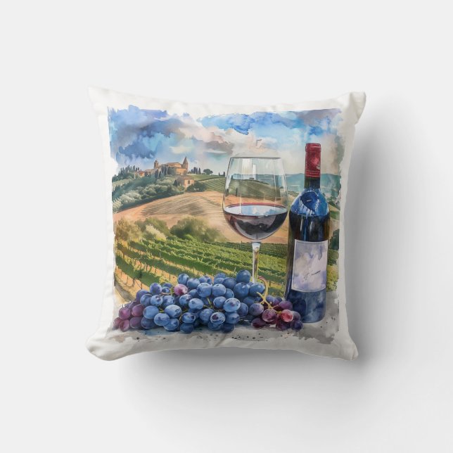 Cojín Decorativo Pillow del viñedo (Anverso)