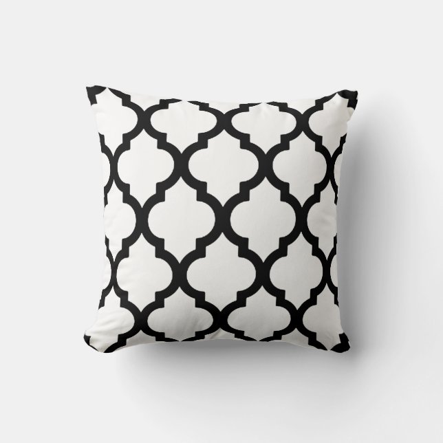 Cojín Decorativo Pillow - Diseño negro (Anverso)