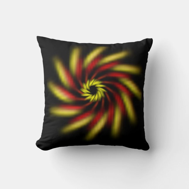 Cojín Decorativo Pillow - El volante está en negro (Anverso)