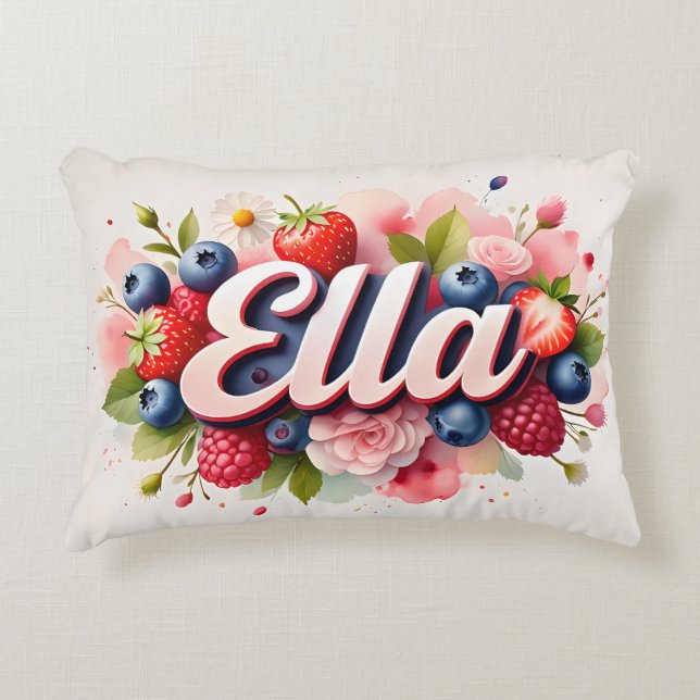 Cojín Decorativo Pillow - Ella (Anverso)