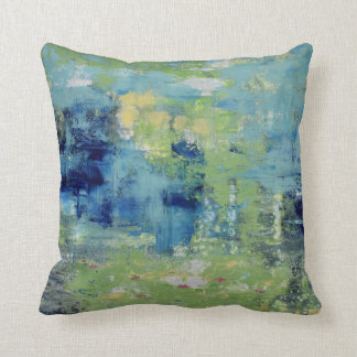 Cojín Decorativo Pillow en azul y verde
