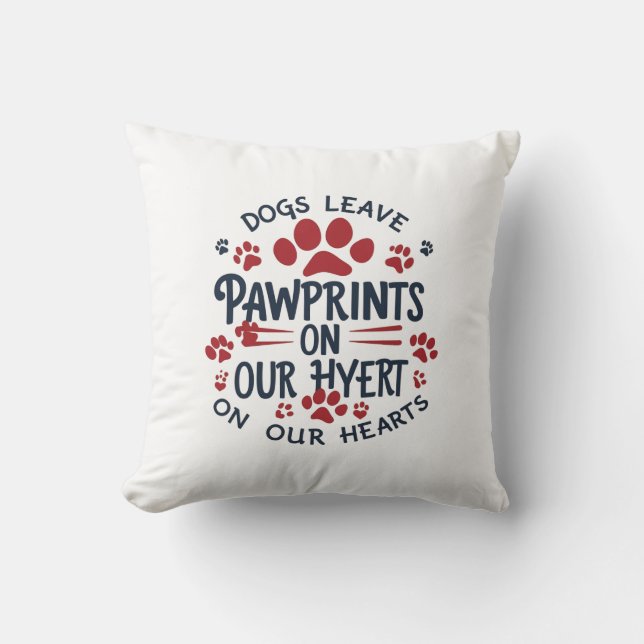 Cojín Decorativo Pillow en memoria del perro (Anverso)