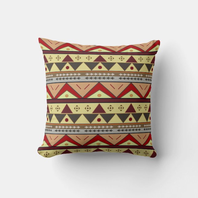 Cojín Decorativo Pillow estilo azteca (Anverso)