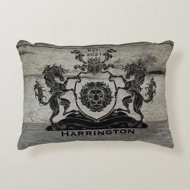 Cojín Decorativo Pillow estilo Escudo real (Anverso)