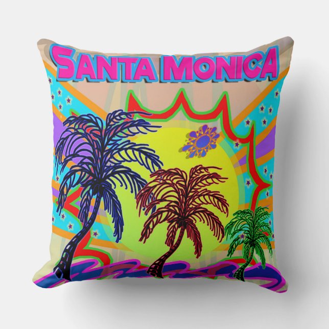 Cojín Decorativo Pillow eterno de Santa Mónica (Anverso)
