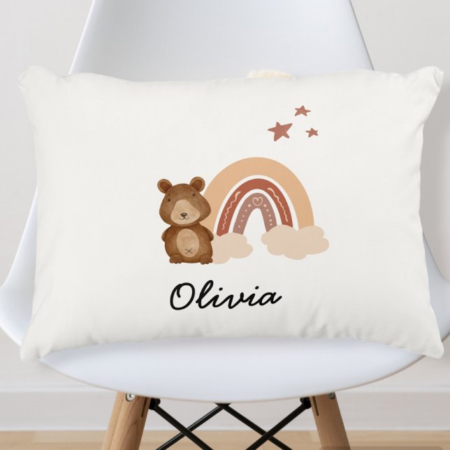 Cojín Decorativo pillow featuring a custom bear design (Subido por el creador)