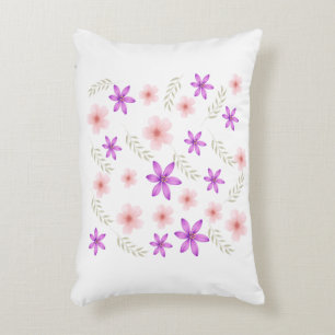 Cojín Decorativo Pillow floral de algodón de grado