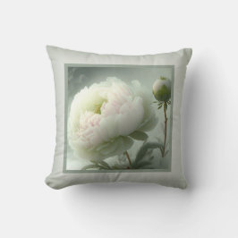 Cojín Decorativo Pillow - floral romántica, flor de peonía, peonia
