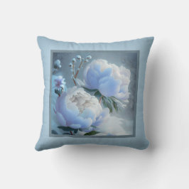 Cojín Decorativo Pillow - floral romántica, flor de peonía, peonia