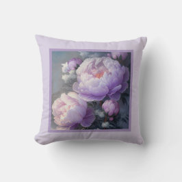 Cojín Decorativo Pillow - floral romántica, flor de peonía, peonia