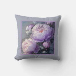 Cojín Decorativo Pillow - floral romántica, flor de peonía, peonia