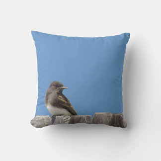Cojín Decorativo Pillow - Flycatcher sobre la valla