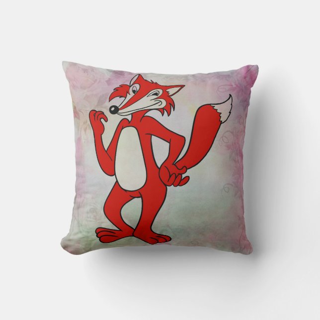 Cojín Decorativo Pillow Fox roja (Anverso)