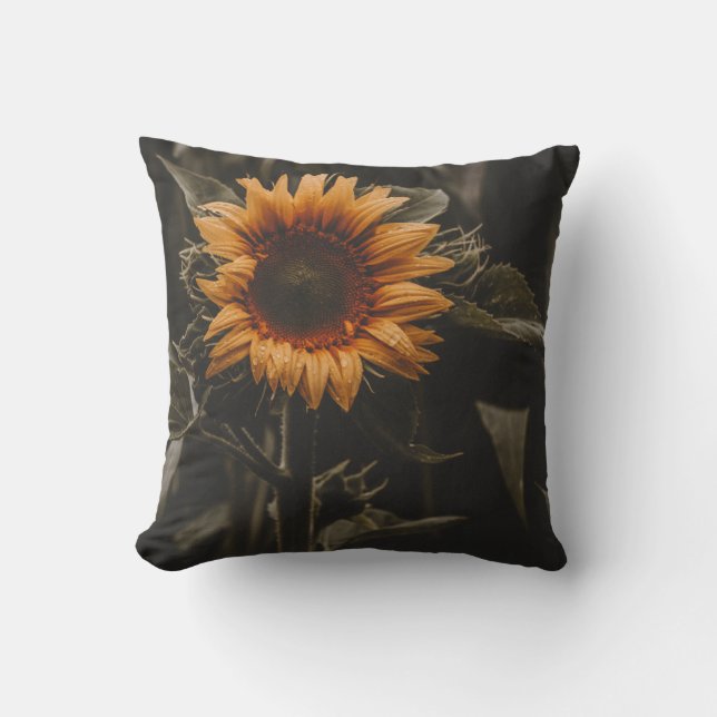 Cojín Decorativo Pillow, girasol (Anverso)