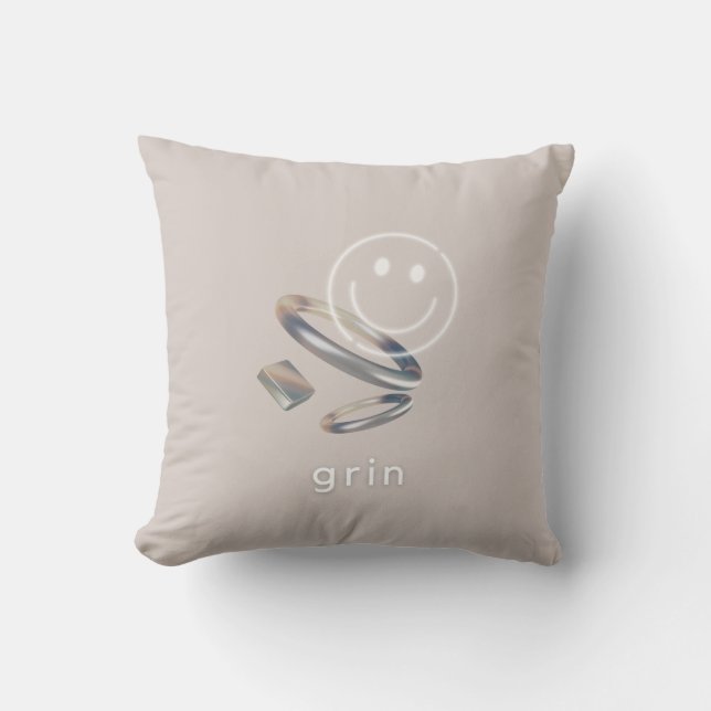 Cojín Decorativo Pillow 'Grin' (Anverso)
