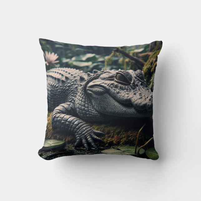 Cojín Decorativo Pillow inspirado en el lagarto (Anverso)
