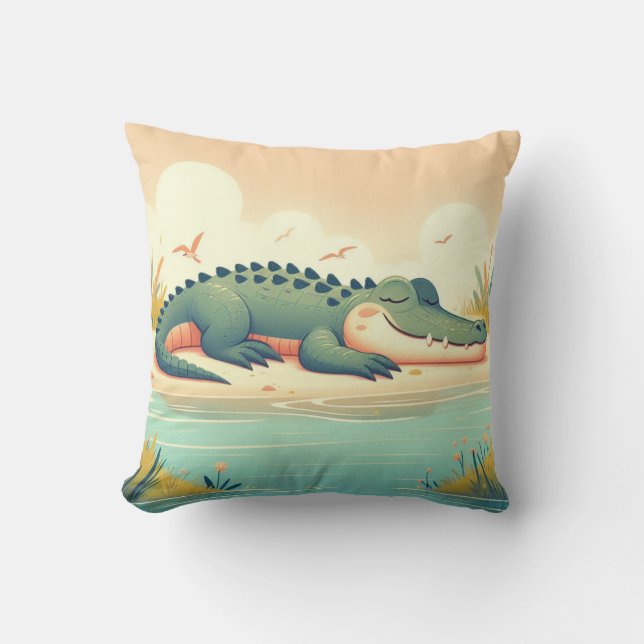Cojín Decorativo Pillow inspirado en el lagarto (Anverso)