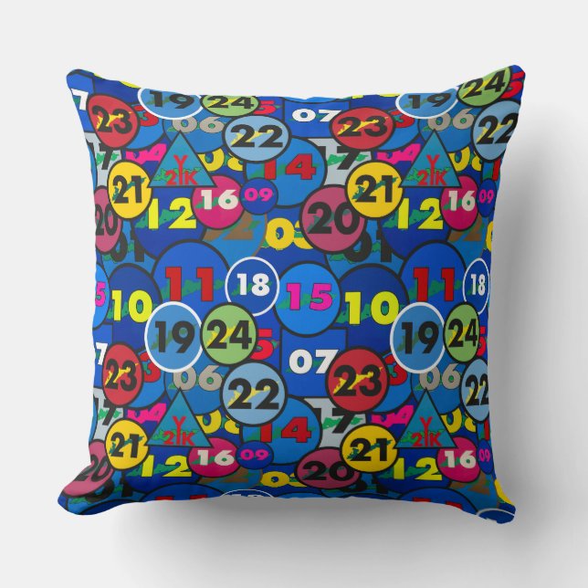 Cojín Decorativo Pillow - Isla de los Pescadores - Pequeño Pegatina (Anverso)