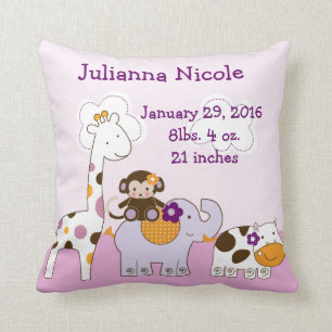 Cojín Decorativo Pillow Keepsake, animal Chica Jacana personalizado