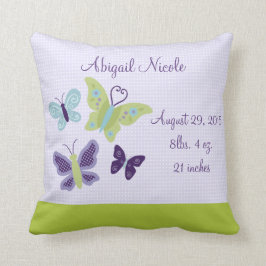 Cojín Decorativo Pillow Keepsake, mariposas hermosas personalizadas