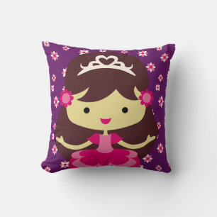 Cojín Decorativo Pillow, la pequeña Princesa Oscura y Haitiana