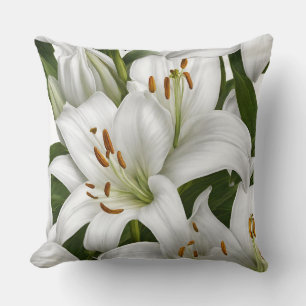 Cojín Decorativo Pillow Lirio Blanco