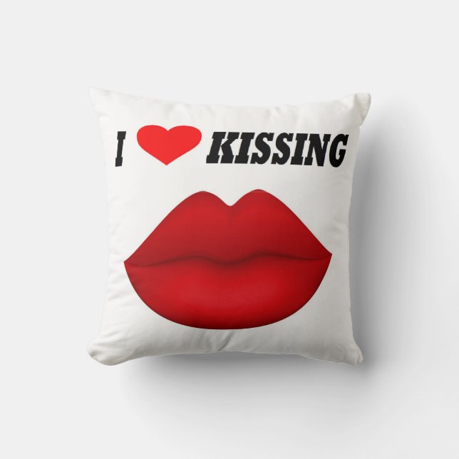 Cojín Decorativo Pillow Me Encanta Besar (Anverso)